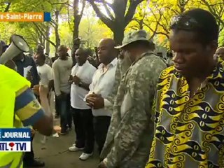 Boze Congolezen de straat op in Brussel