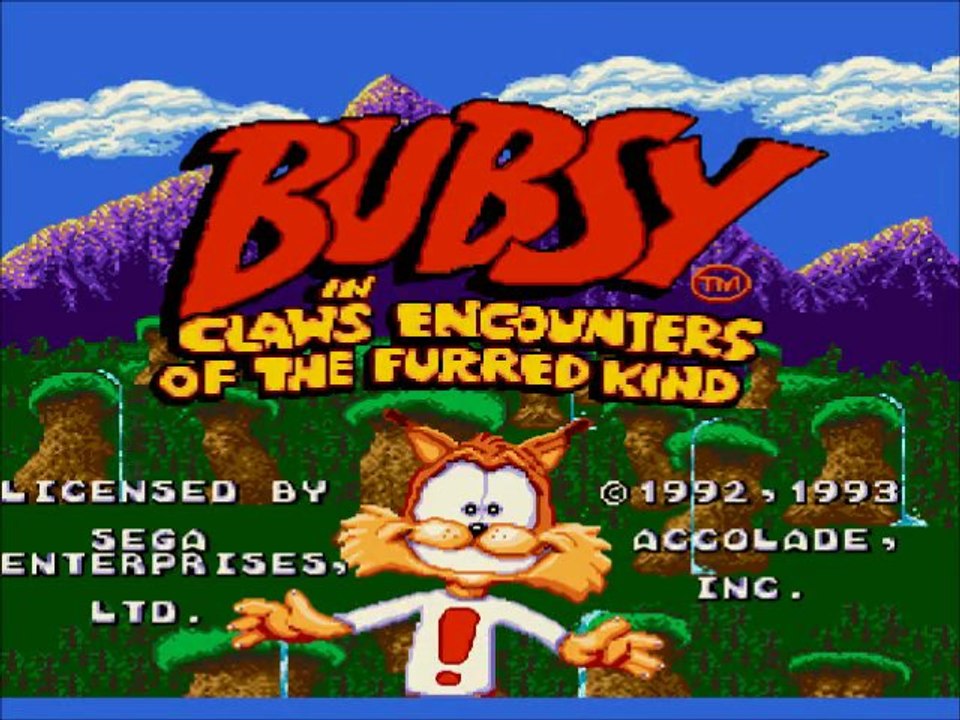 Direct Live Bubsy (Megadrive)
