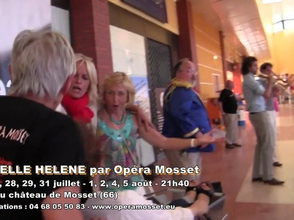 Opéra Mosset Flash Mob SuperU Prades