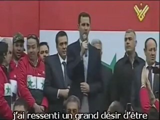 Bachar al Assad   " Nous vaincrons le complot "