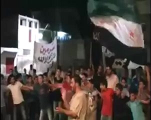 Скачать видео: Syria فري برس ادلب سرمين مظاهرة مسائية نصرة للمدن المنكوبة 28 7 2012 Idlib