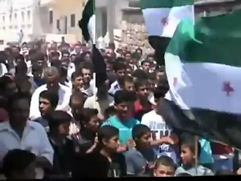 Syria فري برس ادلب جسر الشغور البشيرية مظاهرة 29 7 2012 Idlib