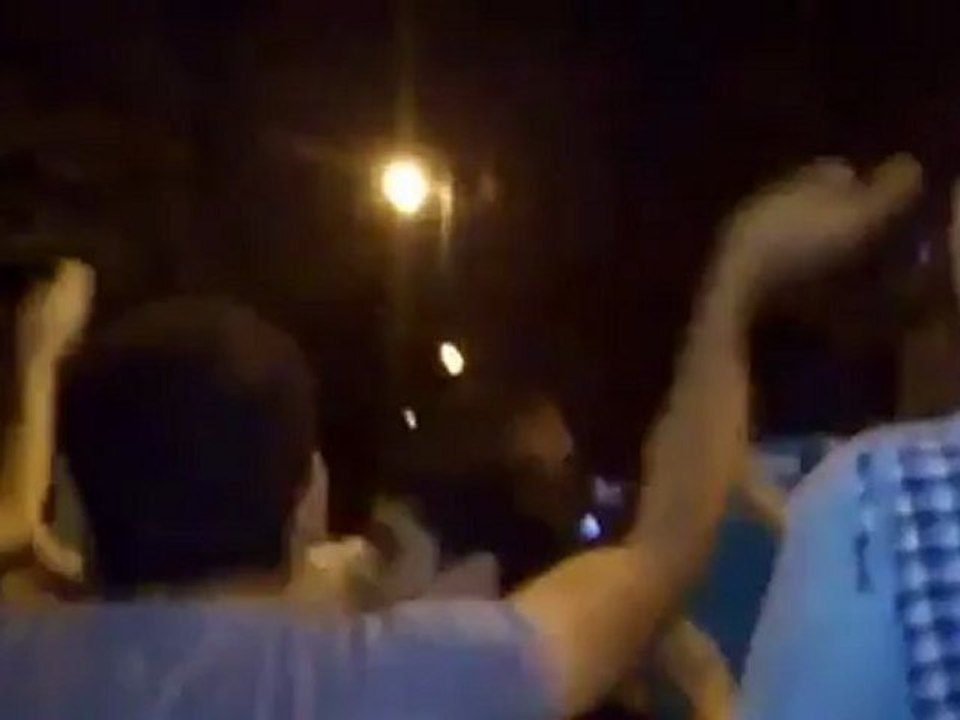 Syria فري برس حلب  أقيول   مظاهرة مسائية من جامع أسامة بن زيد  ج4  28 7  2012 Aleppo