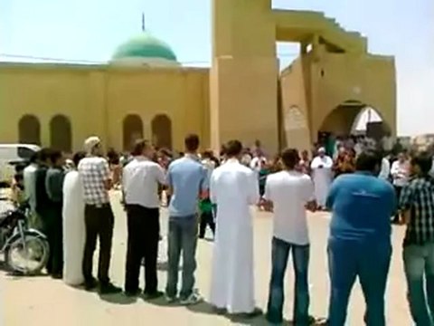 Syria فري برس درعا حوران المتاعية جمعة انتفاضة العاصمتين 27 7 2012 Daraa
