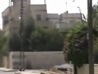 Syria فري برس درعا المحطة اشتباكات بمخفر المخيم 27 7 2012 ج4 Daraa