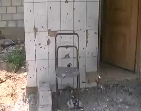 Syria فري برس درعا اثر القصف العنيف على مخيمات27 2 2012 Daraa