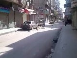 Syria فري برس حلب صلاح الدين آثار القصف الهمجي على الحي  27 7 2012 Aleppo