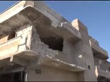 Syria فري برس حلب  حي الصاخور  آثار القصف والدمار  27 7 2012 ج2 Aleppo