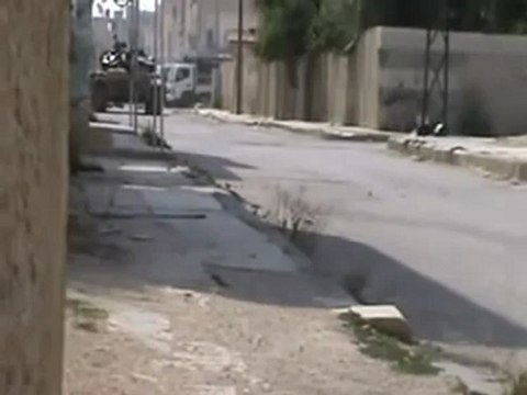 Syria فري برس درعا المحطة اشتباكات بمخفر المخيم 27 7 2012 ج4 Daraa