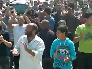 Syria  فري برس درعا  المزيريب تشييع الشهيد زيدون محمد سمير   26 7 2012 Daraa
