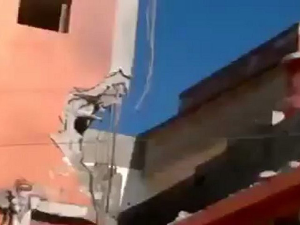 Syria فري برس درعا خربة غزالة   آثار الدمار الذي خلفه القصف المدفعي   الاثنين 23 7 2012 جـ5 Daraa