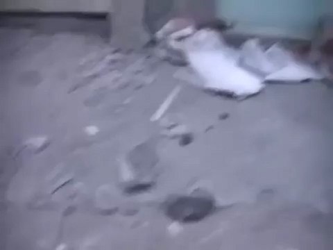 Syria فري برس درعا خربة غزالة آثار قصف الطيران 21 7 2012 ج4 Daraa