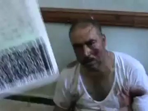 Syria فري برس حلب كتيبة غرباء الشام القبض على عقيد من مدرسة المشاة بحلب 26 7 2012 Aleppo