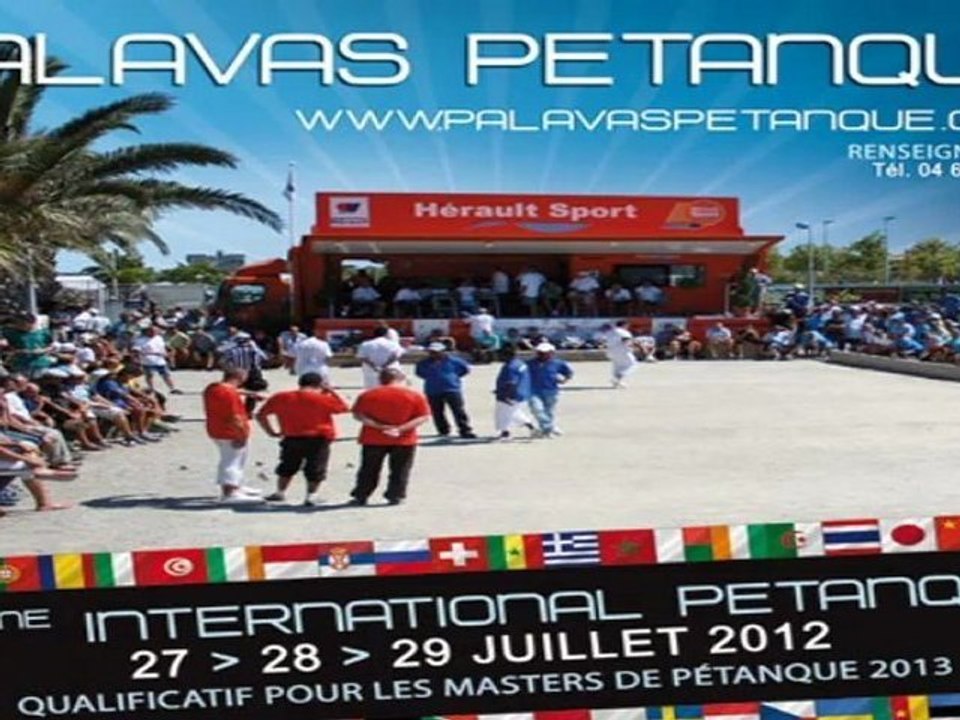 Finale de l'International à pétanque de Palavas-Les-Flots 2012