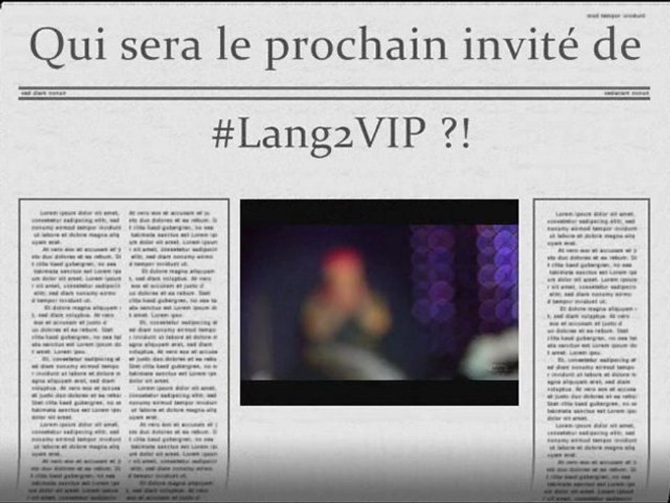 Lang2VIP - New Guest
