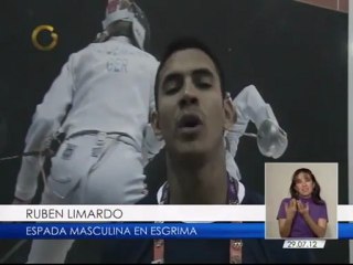 Rubén Limardo: "Busco llegar de manera más óptima a 100% de concentración"