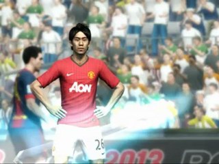 *Pes 2013 demo med Man Utd mot FC Barcelona*