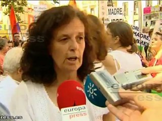 Concentración en favor del aborto en Madrid