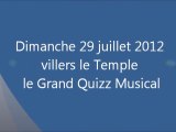 le Grand Quizz Musical Villers le Temple