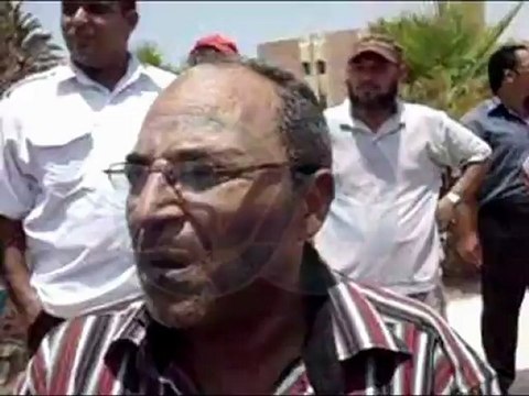 تظاهر البدو والوافدين أمام مديرية الأمن بسيناء