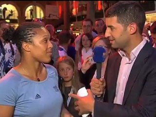 Lucie Décosse en duplex du Club France