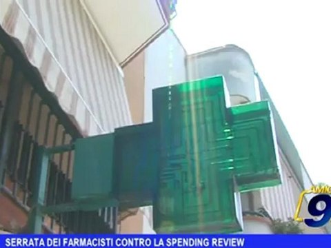 Serrata dei farmacisti contro la spending review