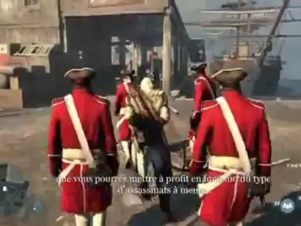 Assassin's Creed 3 -- Démo commentée "Boston" (Fr)