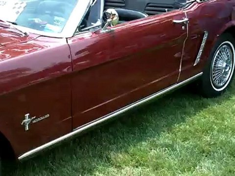 1965 Ford Mustang Convertible - Great convertible seen at the Motor Muster event, Greenfield Village, Dearborn, Michigan. Classic cars!
