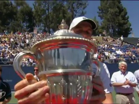 Los Angeles - Querrey balaye Berankis pour le titre