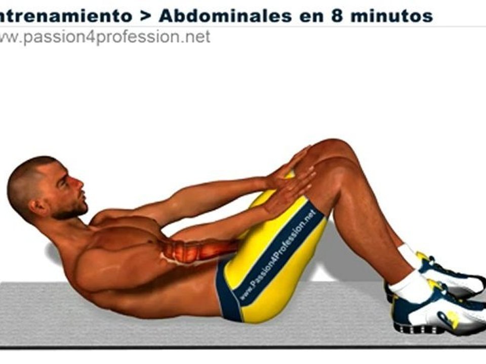 Abdominales en 8 minutos, entrenamiento para hacer abdominales perfectos