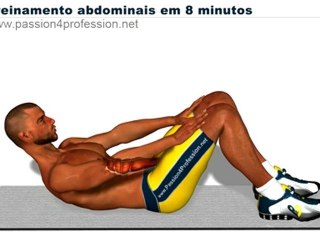 Treinamento abdominais em 8 minutos