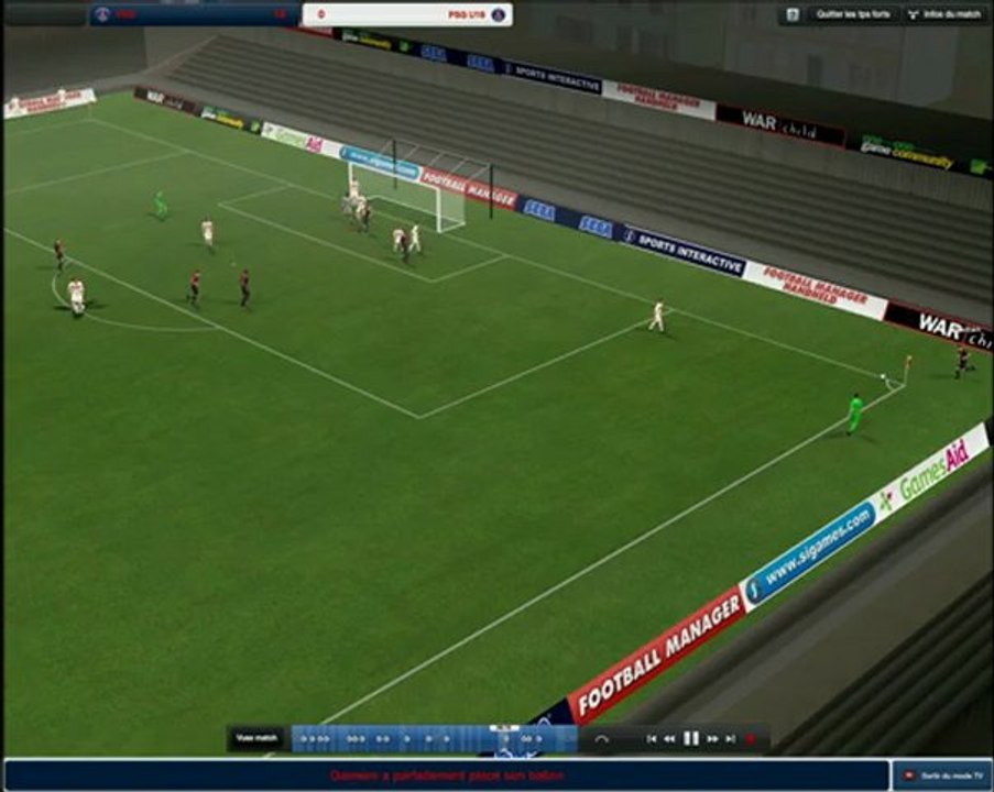 Football manager 2012 Paris vs ParisU19