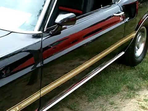 1969 Ford Mustang Mach 1 - Great classic car. Black mustang Mach 1.