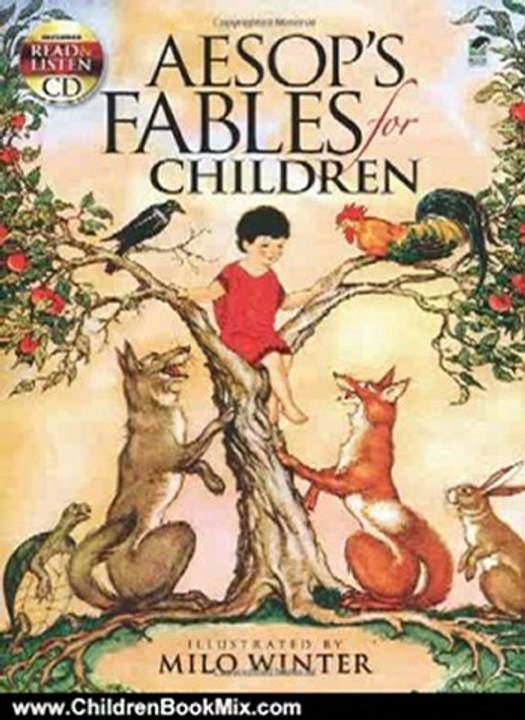 Children Book Review: Aesop's Fables for Children: Includes a Read-and-Listen CD (Dover Read and Listen) by Milo Winter, Read and Listen