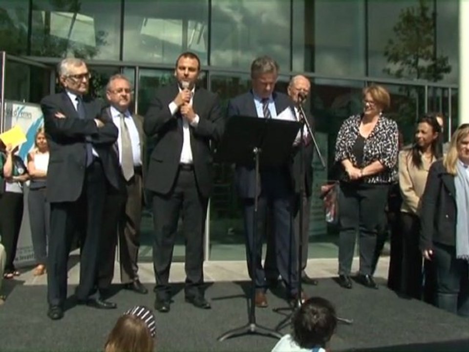 Inauguration du nouveau CEC à Yerres