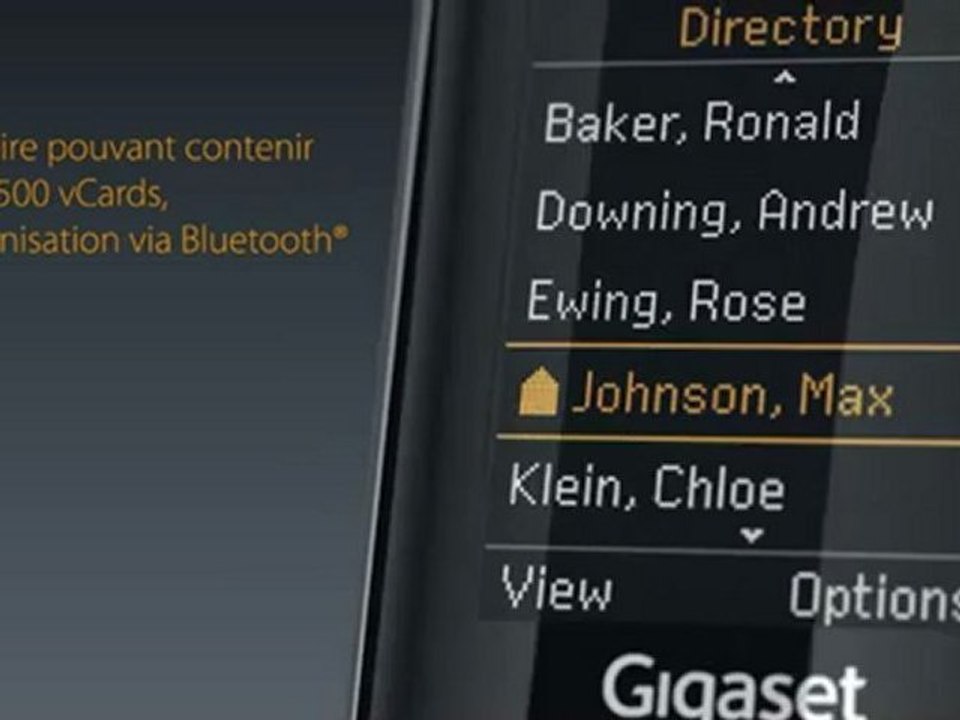 Gigaset SL400: Le téléphone sans fil esthétique, élégant et performant de Siemens Gigaset.