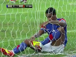 Manchester City vs  Malaysia Selection - Kun Aguero Goal 1-0