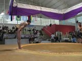 Brazilian sumo wrestlers in national championship