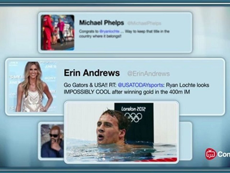 ConnecTV's Top Tweets: Lochte Wins Gold