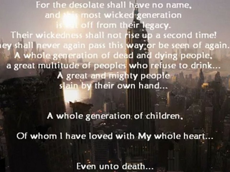 Generation's End - TumpetCallofGodOnline.com