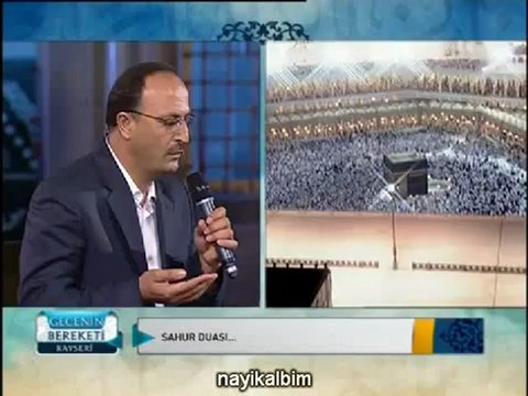 4 Sahur duası KAYSERİ Gecenin bereketi 2012 STV