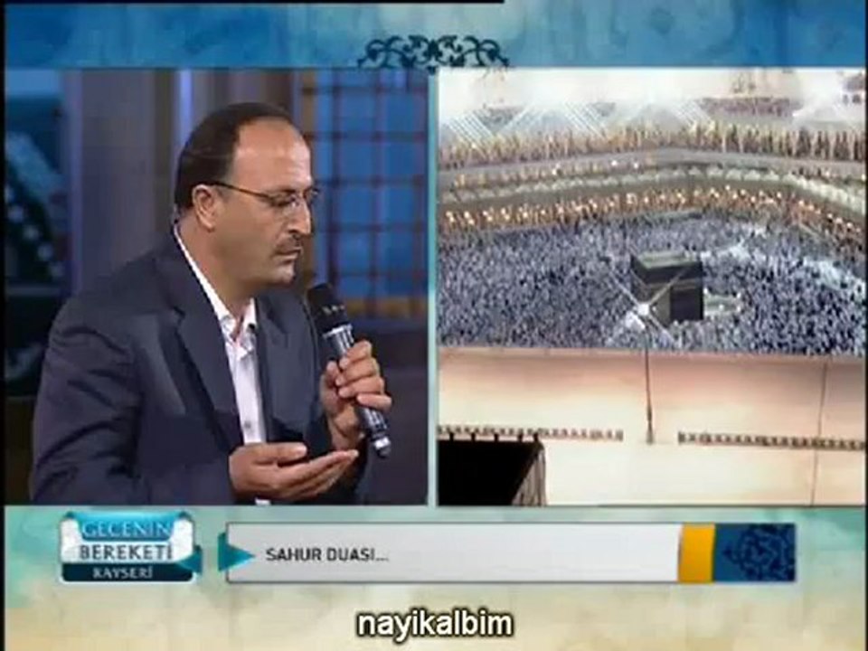 4 Sahur duası KAYSERİ Gecenin bereketi 2012 STV