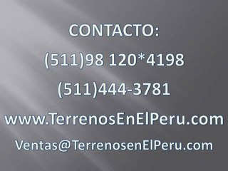 Terrenos en Arequipa en venta