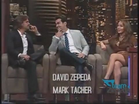 Promo - David Zepeda @davidzepeda1, Angelique Boyer y Mark Tacher en Es de noche y ya llegué
