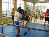 Sparing with an African Champion over  Aix les Bains 2010