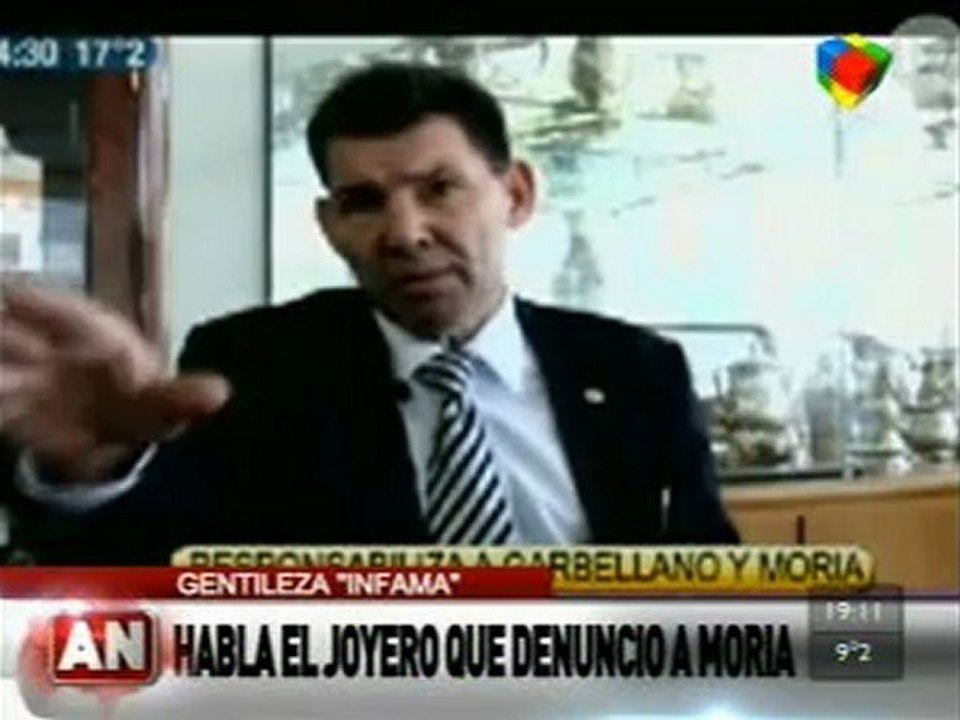 Habló el joyero de Paraguay sobre Moria Casán