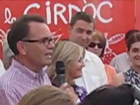 Obertura Estivada 2012 Patrick Roux director & Christian Teyssèdre maire de Rodés