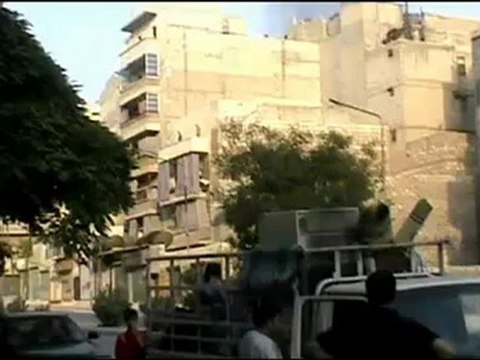 Syria فري برس حلب السكري آثار القصف العنيف على الحي 30 7 2012 ج3 Aleppo