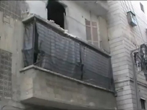 Syria فري برس حلب السكري آثار القصف العنيف على الحي 30 7 2012 ج2 Aleppo