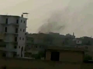 Syria فري برس السكري القصف المستمر على الحي   29 7 2012 Aleppo